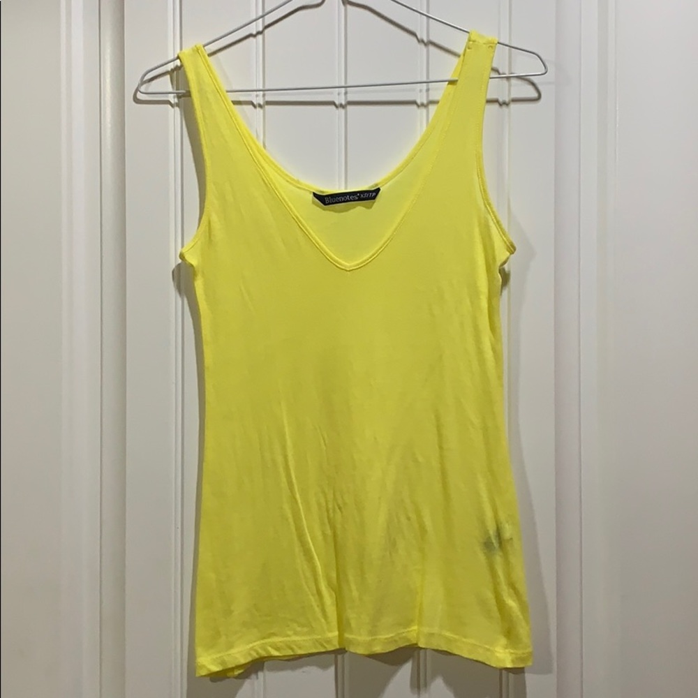 Yellow tank top